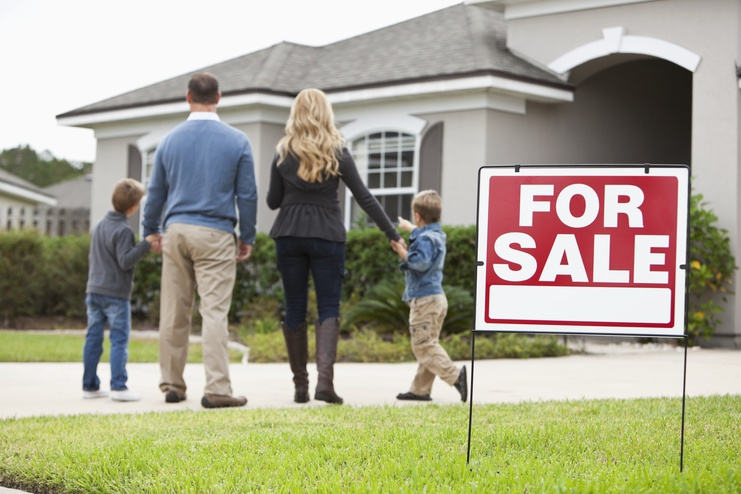 settling down with family in a new home for sale